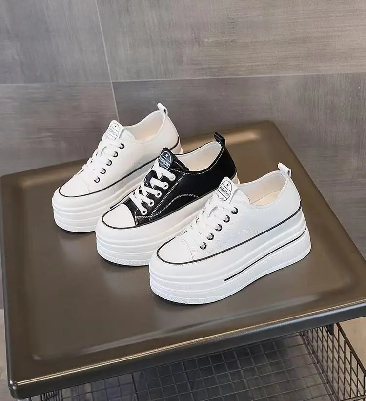 Women's Black Platform Sneakers 2024 Summer — feature 5