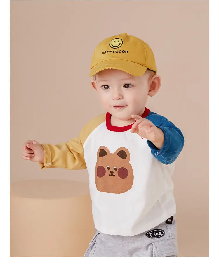 Doodle Baby T-shirt Yellow Long Sleeve Spring Boys — feature 33