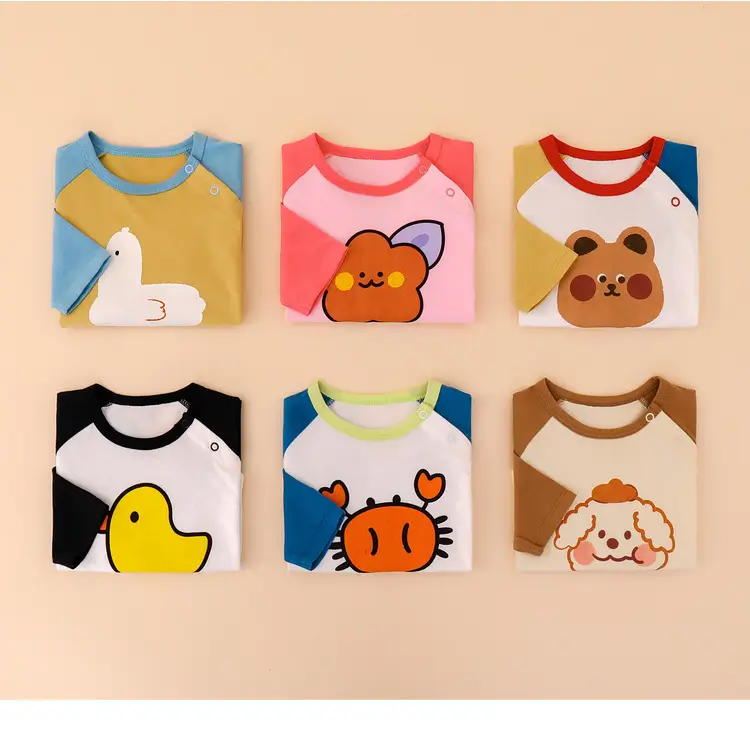 Doodle Baby T-shirt Yellow Long Sleeve Spring Boys — feature 36