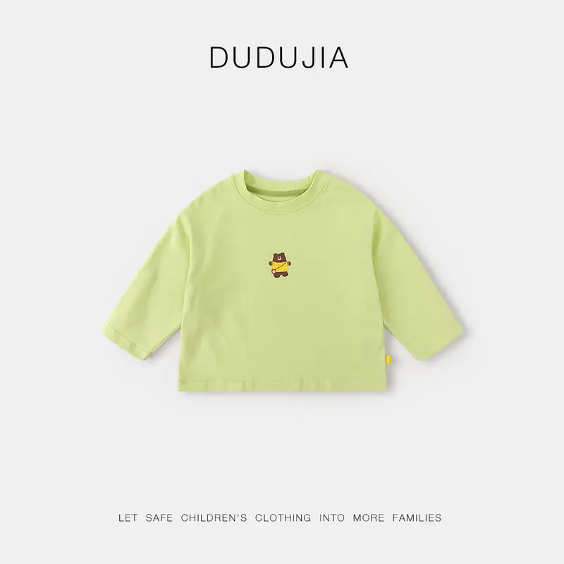 Dudu Baby Long Sleeve T-Shirt Green White Kids Base - Image 14