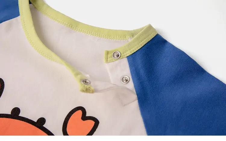 Dudu Baby Long Sleeve T-Shirt Green White Kids Base — feature 54