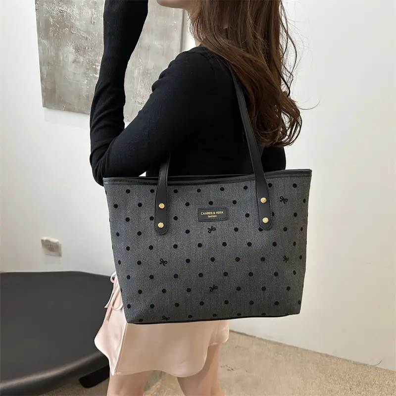 Printed Star Fashion Commuter Tote Bag Large Capacity 2024 - Image 6