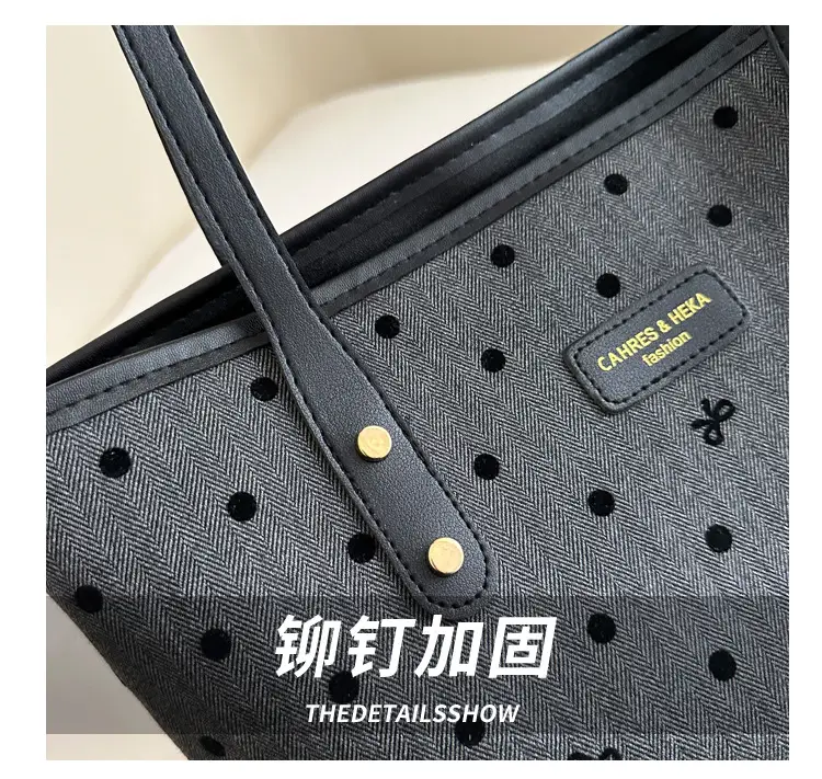 Printed Star Fashion Commuter Tote Bag Large Capacity 2024 — feature 4
