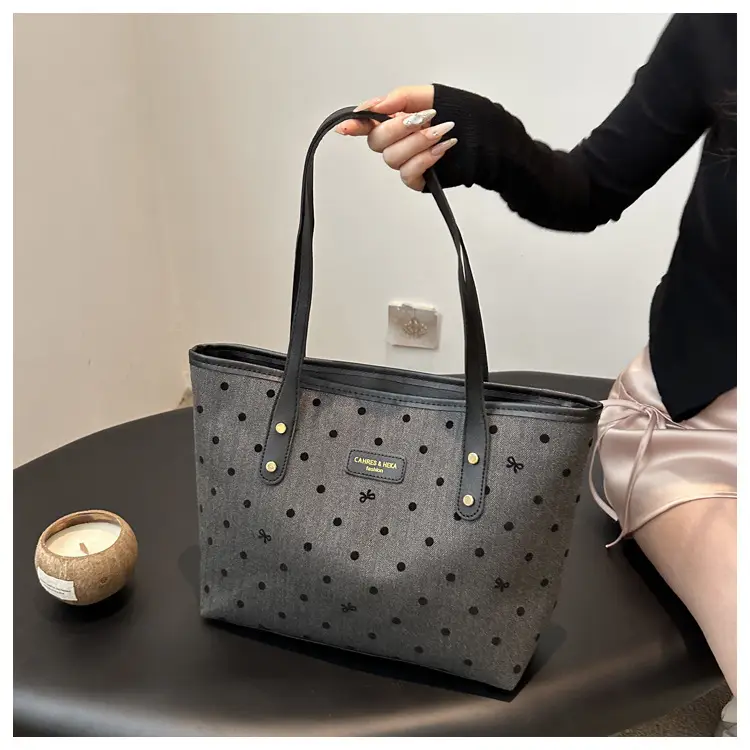 Printed Star Fashion Commuter Tote Bag Large Capacity 2024 — feature 9