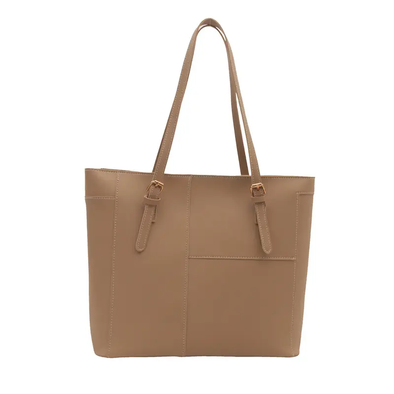 Vintage Stitching Large Brown Tote Bag Women 2024 - Image 9