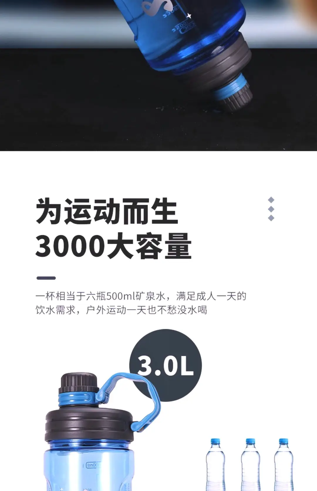 Large-capacity Construction Site Water Cup for Work, Anti-fall Men's Water Kettle, Drinking Cup, Space Cup, Large High-temperature Water Bottle — feature 10