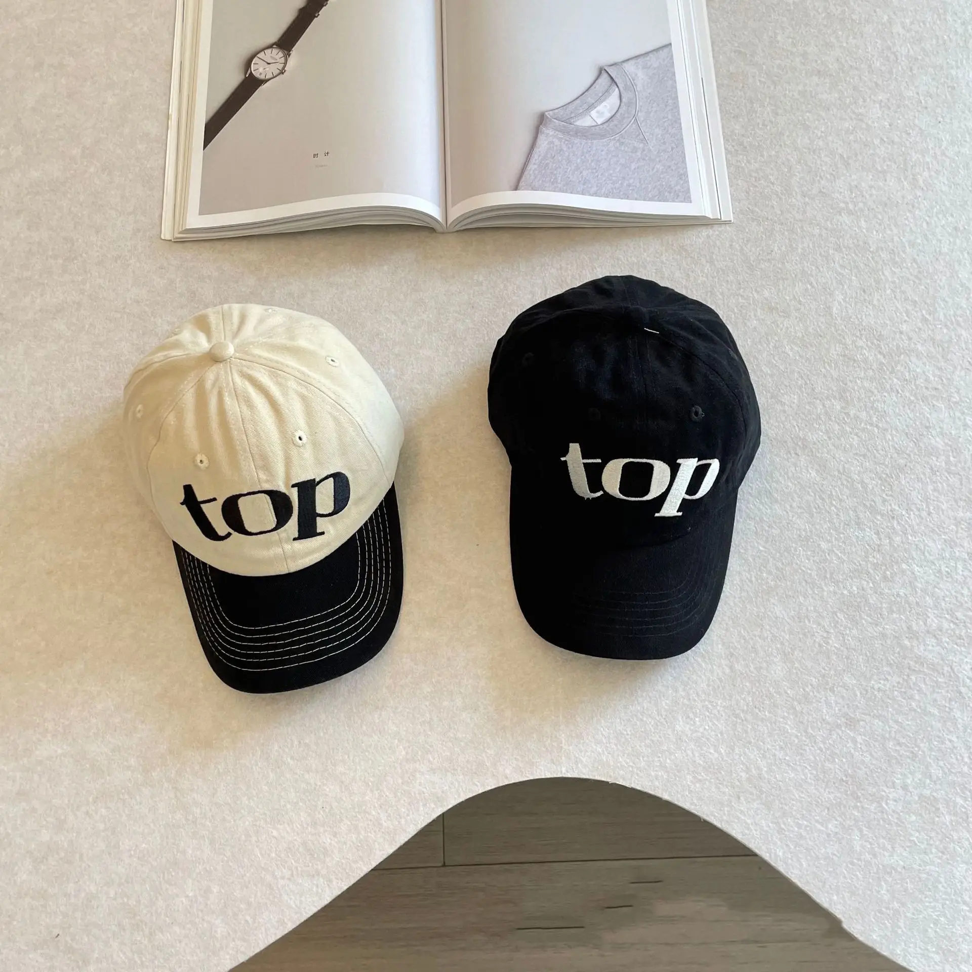 Children's Embroidered Cap Hats for Boys Girls Sun Protective - Image 4