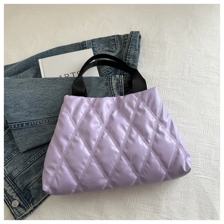 2024 Purple Quilted Shoulder Bag for Women — feature 15
