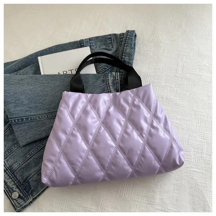 2024 Purple Quilted Shoulder Bag for Women — feature 16