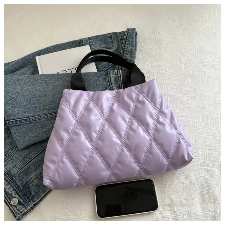 2024 Purple Quilted Shoulder Bag for Women — feature 17