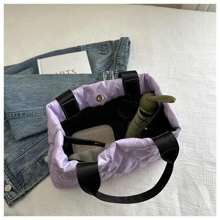 2024 Purple Quilted Shoulder Bag for Women — feature 31