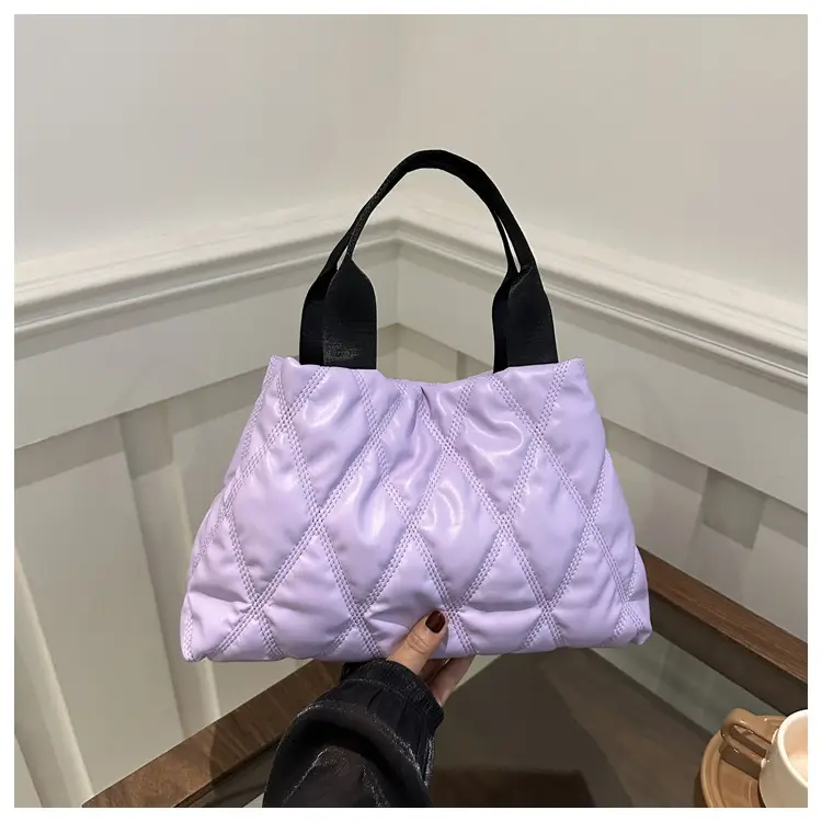 2024 Purple Quilted Shoulder Bag for Women — feature 40