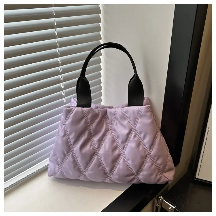 2024 Purple Quilted Shoulder Bag for Women — feature 45
