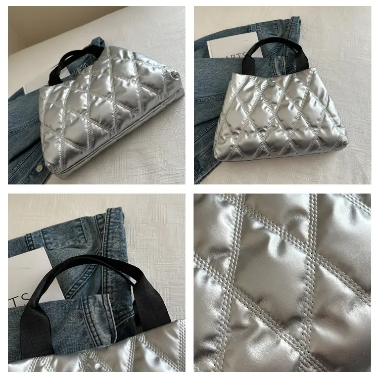 2024 Purple Quilted Shoulder Bag for Women — feature 8