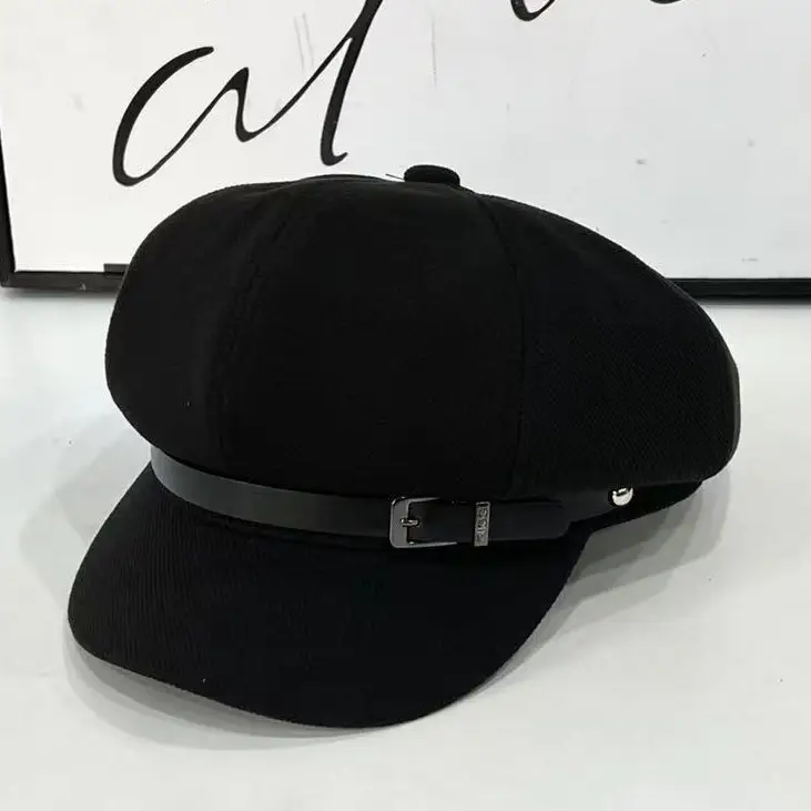 Japanese Belt Buckle Cap for Men Women Brown - Image 2