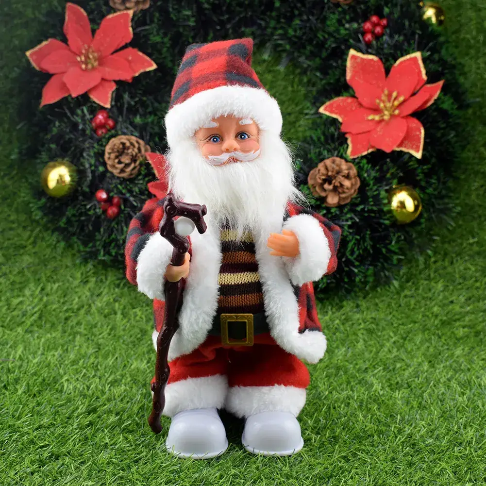 Green Plush Santa Claus Decorative Tassel - Image 10