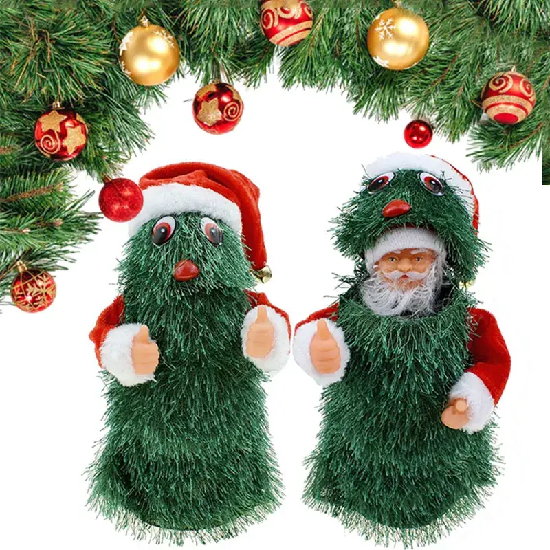 Green Plush Santa Claus Decorative Tassel - Image 7