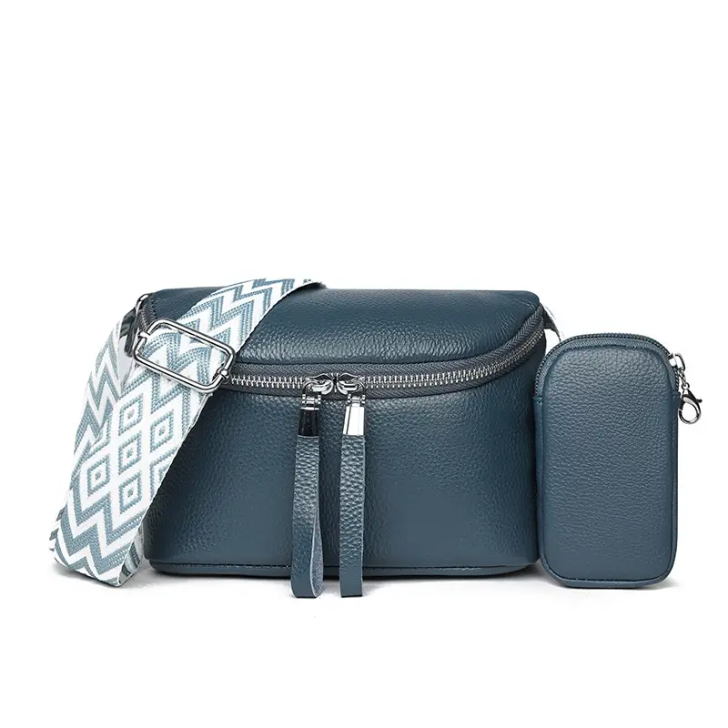 Green Denim Crossbody Bag Set for Women 2024 - Image 5