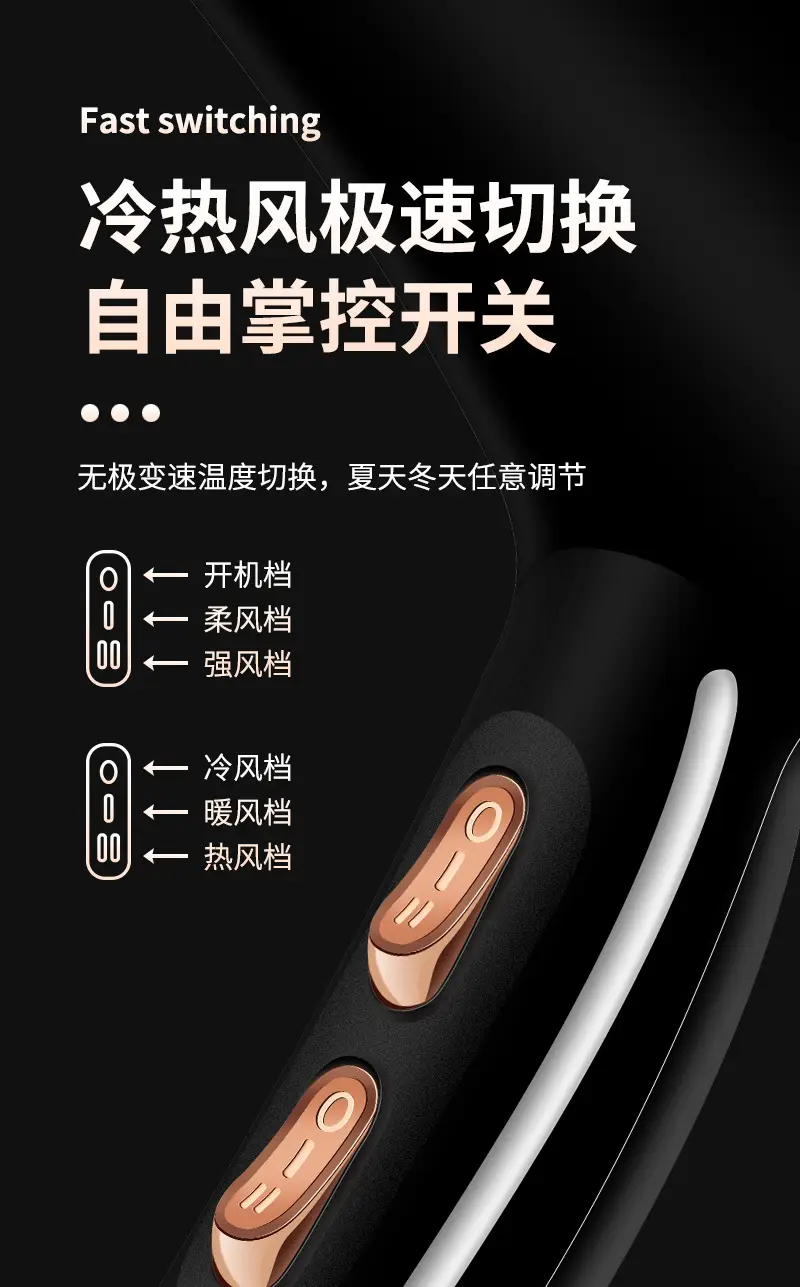 High-Speed Hair Dryer with Constant Temperature & Strong Wind — feature 16
