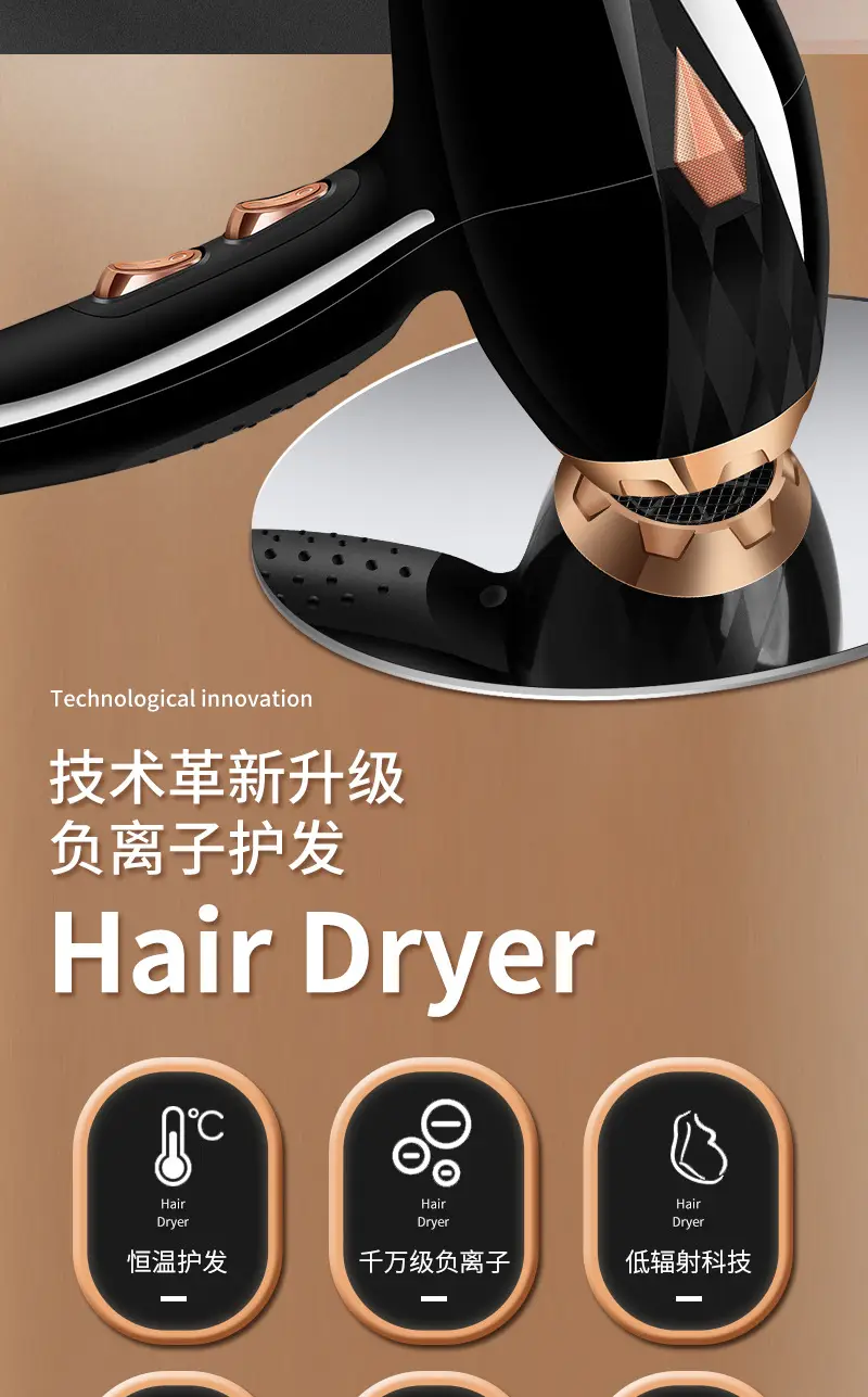 High-Speed Hair Dryer with Constant Temperature & Strong Wind — feature 3