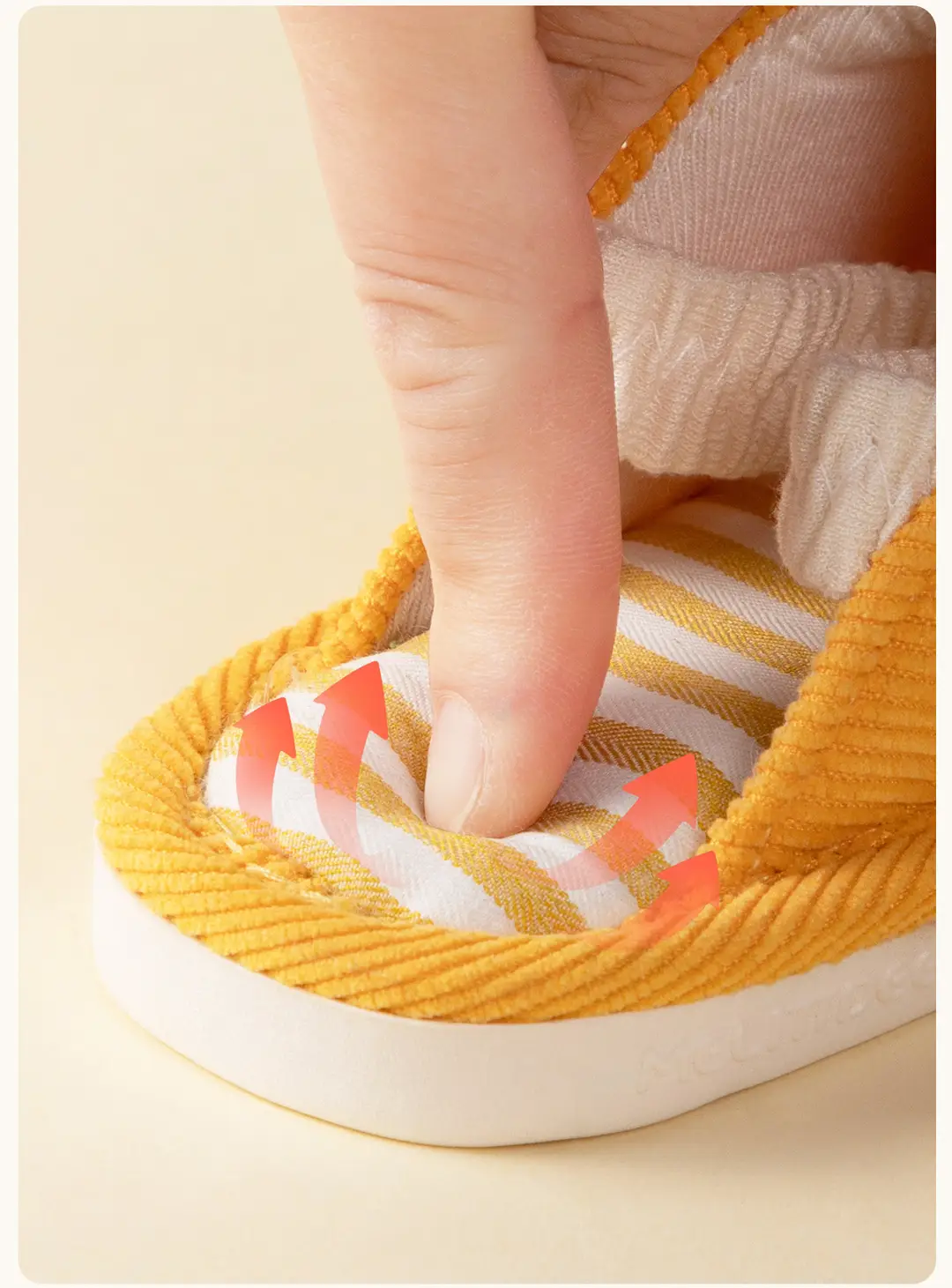 Spring and autumn cartoon cute dinosaur strap baby cotton slippers wholesale winter warm breathable indoor boys and girls slippers — feature 12