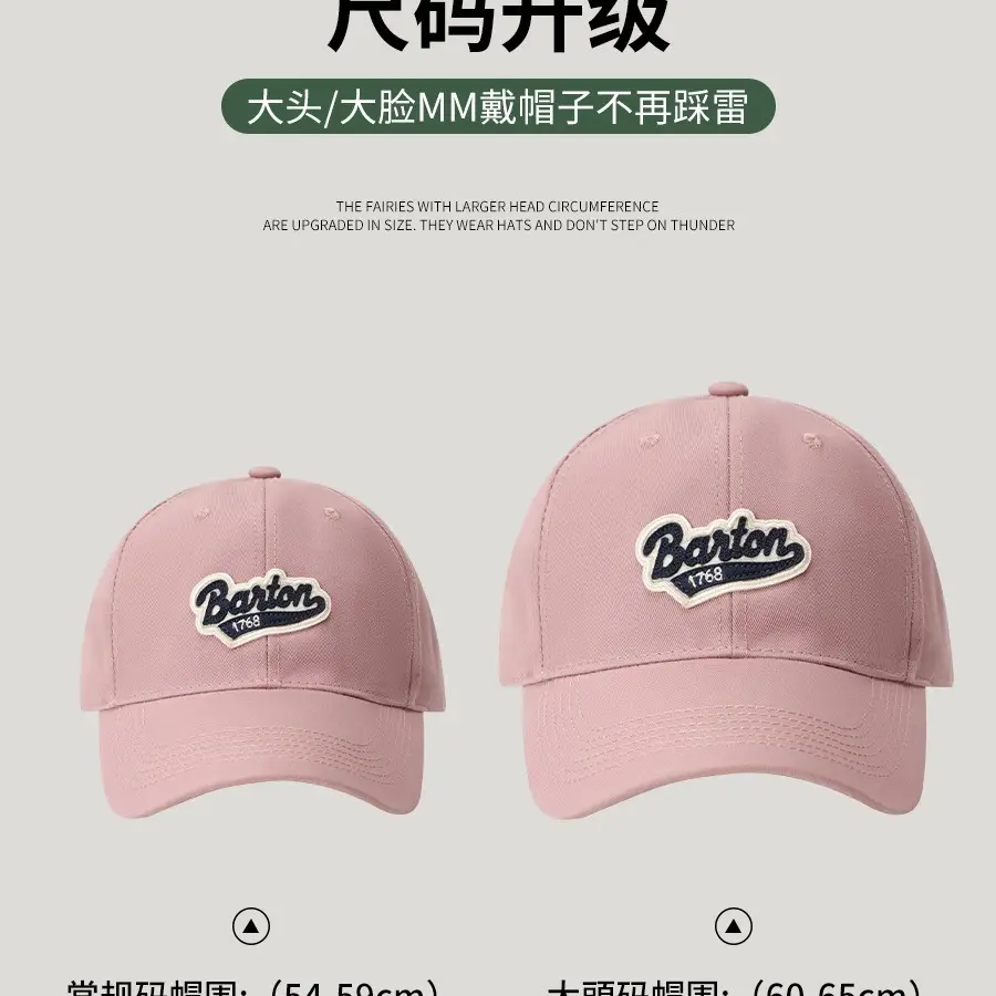 American Black Big Head Baseball Cap for Men - Image 11