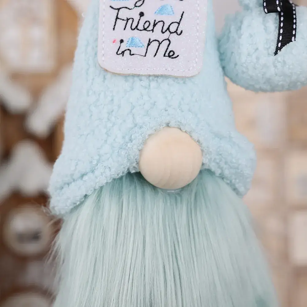 Blue Crossbody Bag with "You're Got a Friend in Me" Embroidery — feature 8
