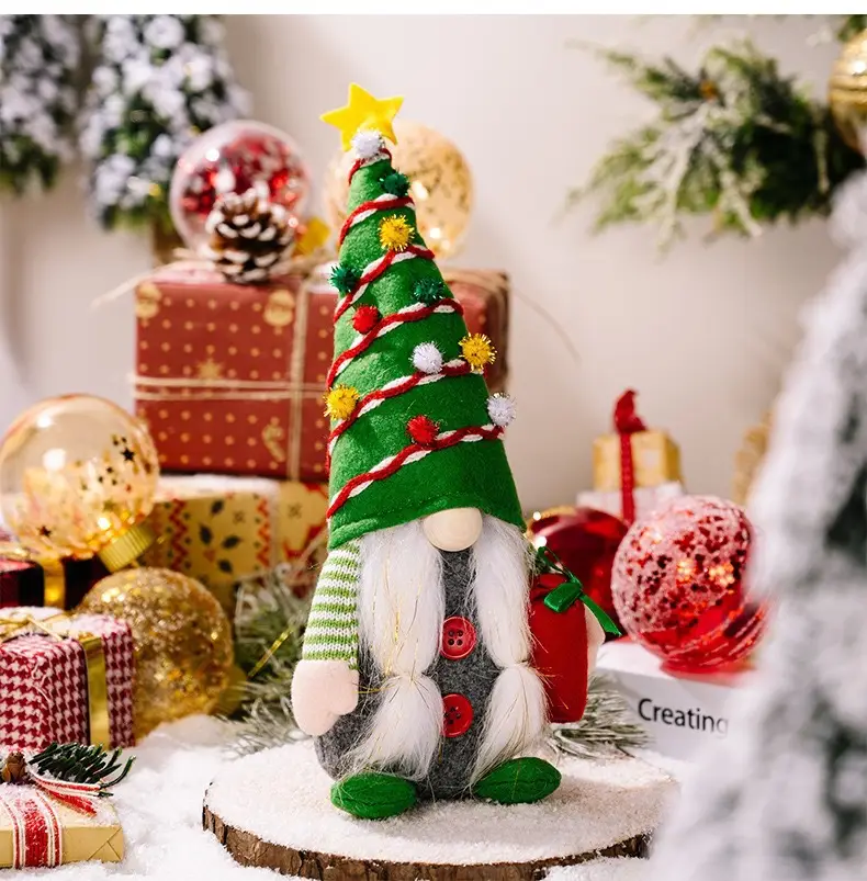 2024 Christmas Gnome Dolls Red Green Ready Stock Wholesale — feature 13