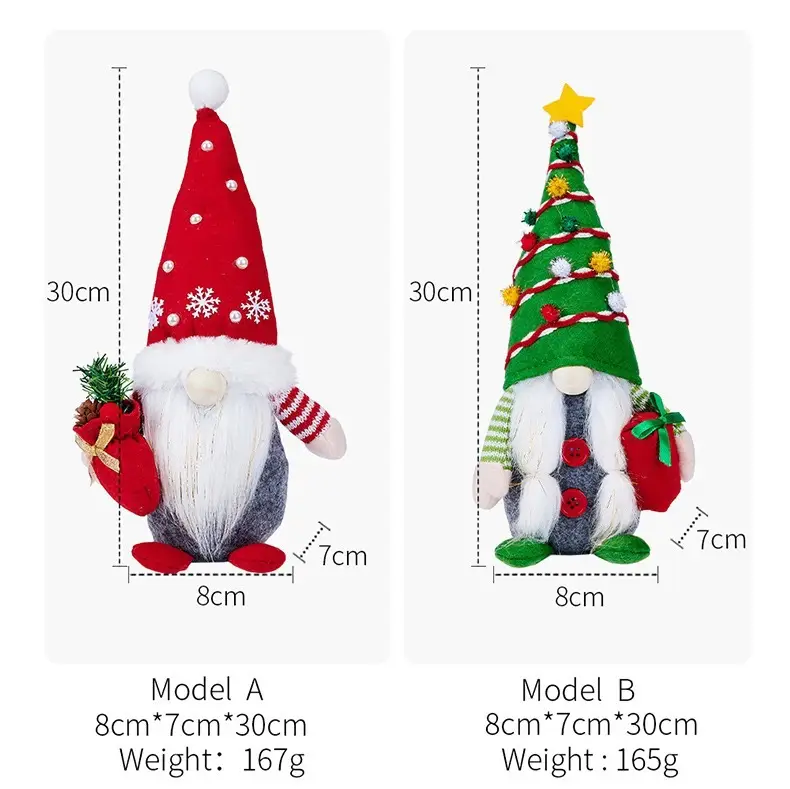 2024 Christmas Gnome Dolls Red Green Ready Stock Wholesale — feature 4
