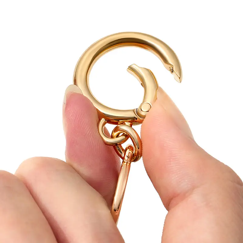 Cat Earrings Keychain Gold Black Decorative Chain - Image 10