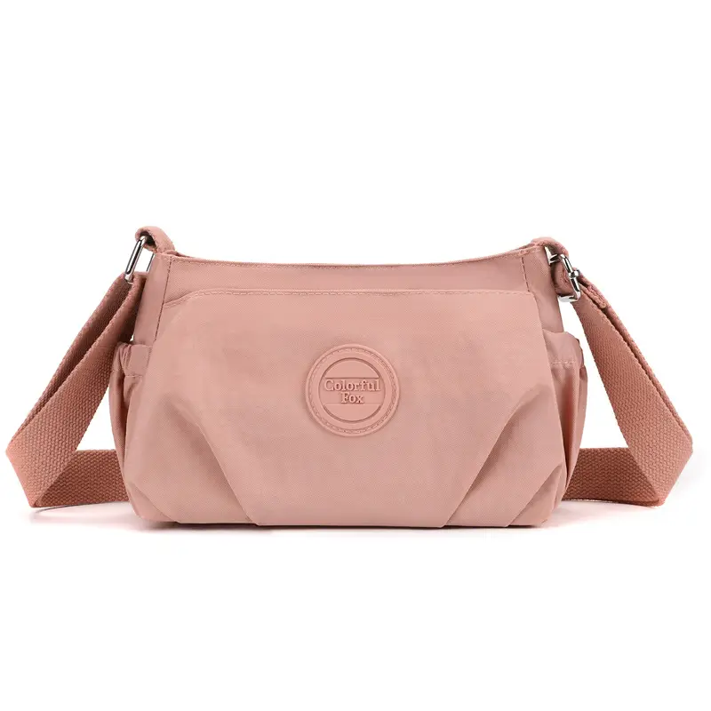 Pink Korean Fashion Shoulder Bag with Crossbody Strap - Image 10