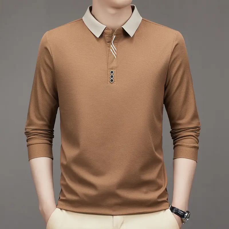 Men's Green Polo Shirt with Embroidered Logo - Image 9