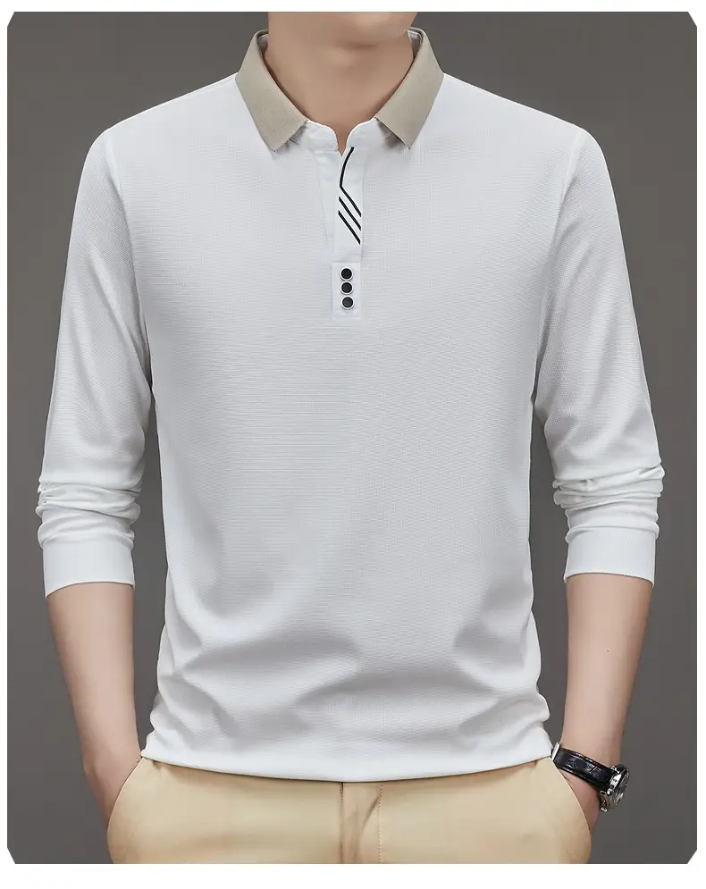 Men's Green Polo Shirt with Embroidered Logo — feature 20