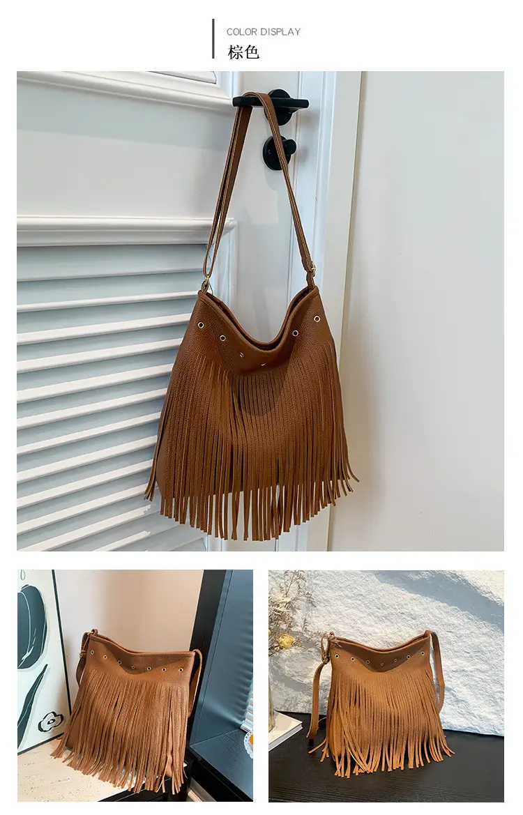 White Fringe Shoulder Bag for Women 2024 — feature 24