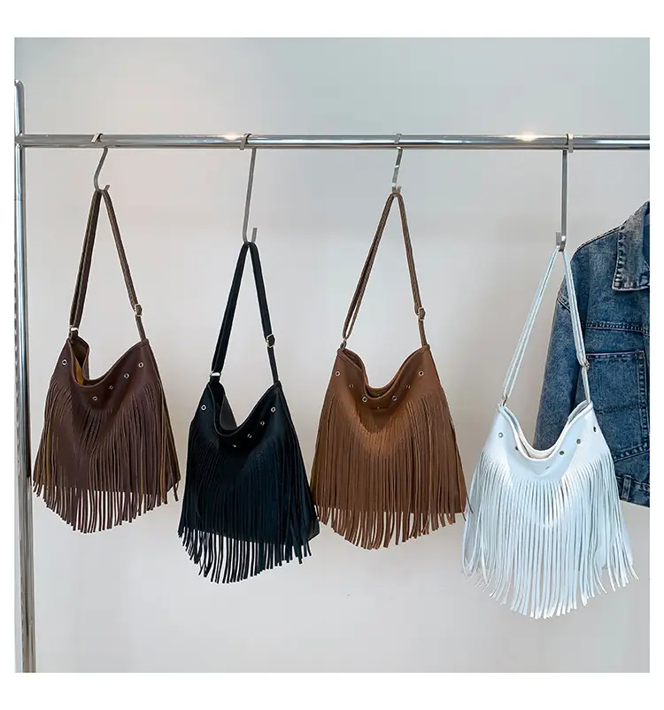 White Fringe Shoulder Bag for Women 2024 — feature 26