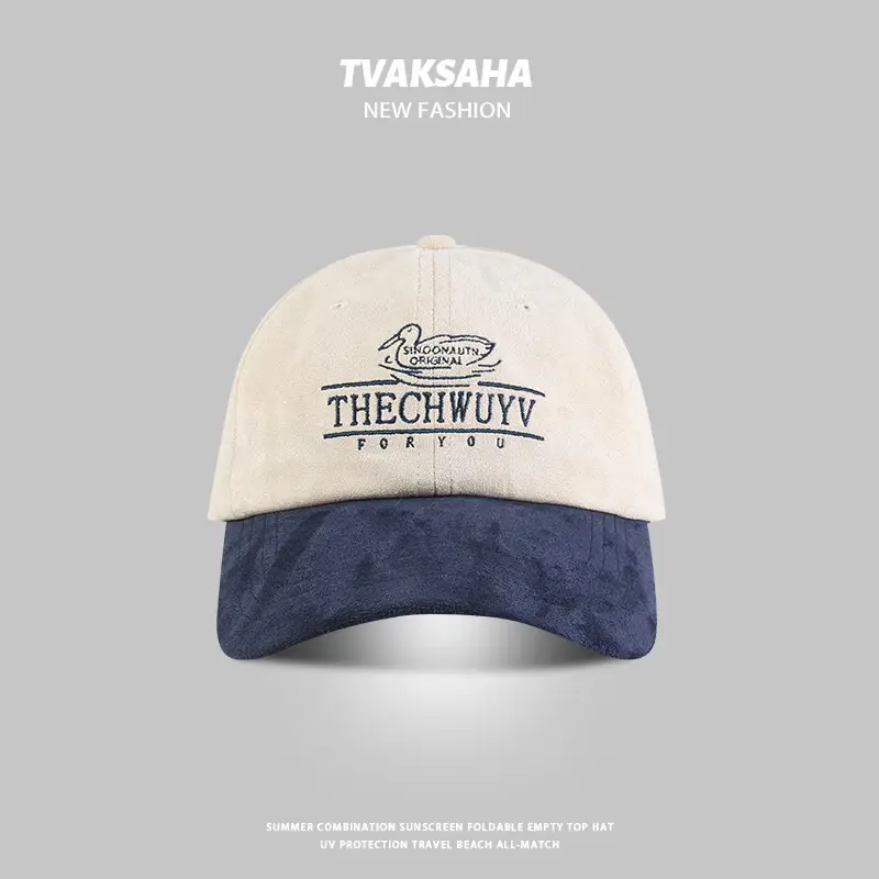 TVCWSHA Black White Baseball Cap Women Men Retro Sun Hat — feature 5