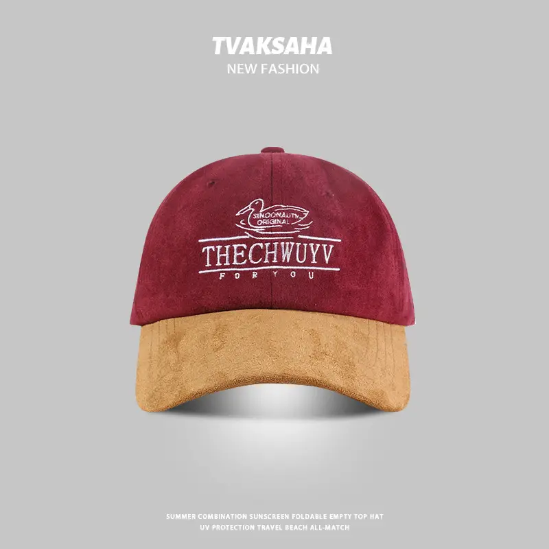 TVCWSHA Black White Baseball Cap Women Men Retro Sun Hat — feature 6