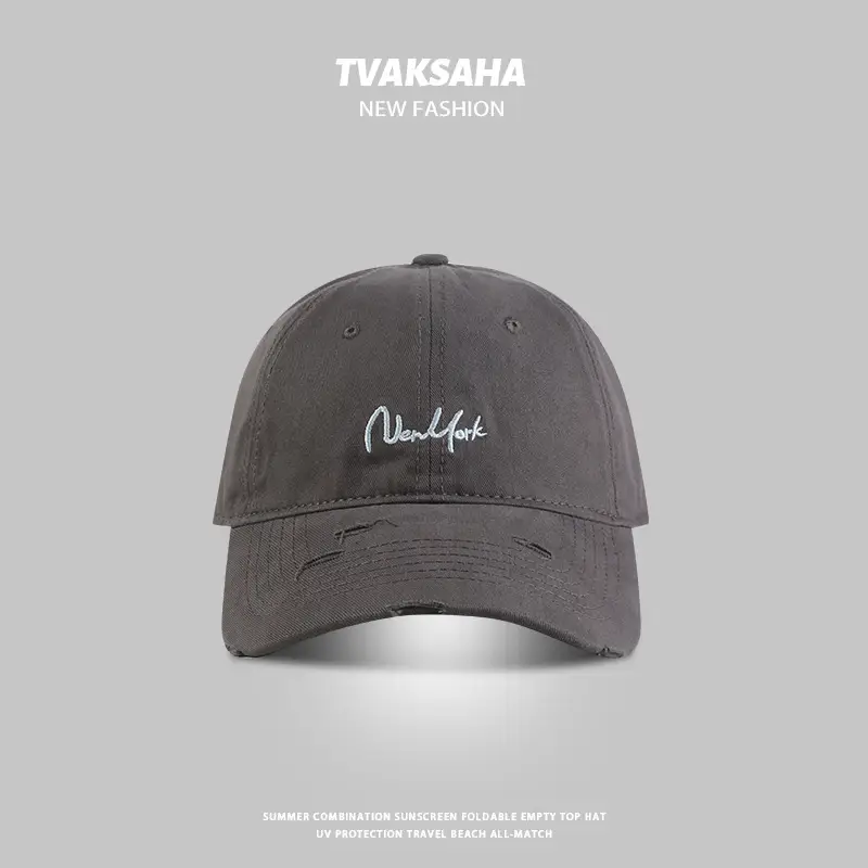 Women Navy Blue Embroidered Baseball Cap — feature 6