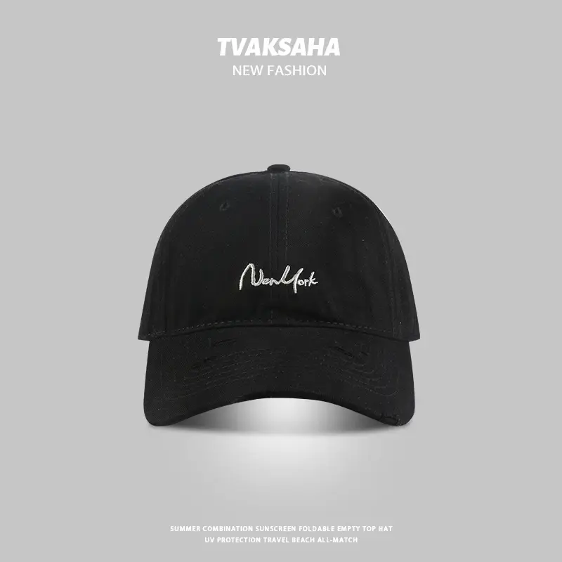 Women Navy Blue Embroidered Baseball Cap — feature 7