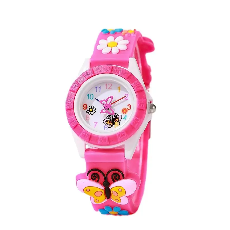 Cute Butterfly Student Watch with Quartz & Silicone Band - Image 8