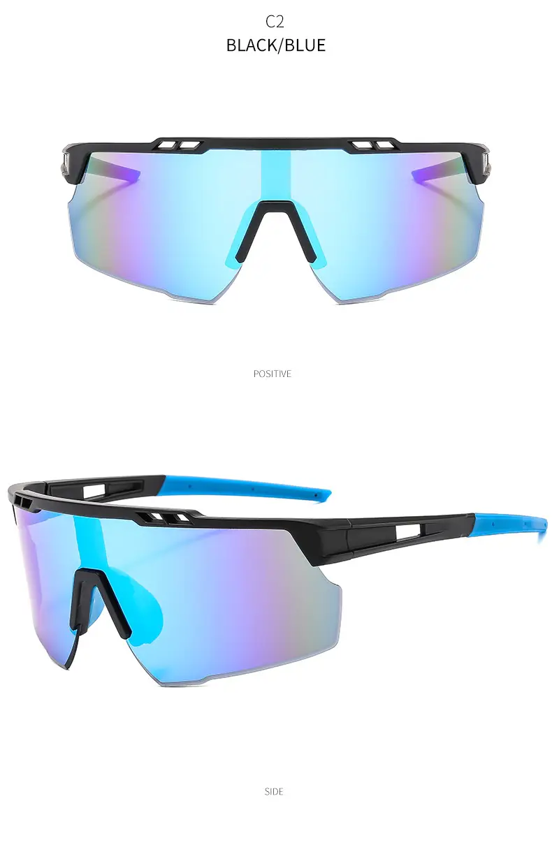 Outdoor Windproof Sunglasses for Cycling Running Square Round Faces — feature 10