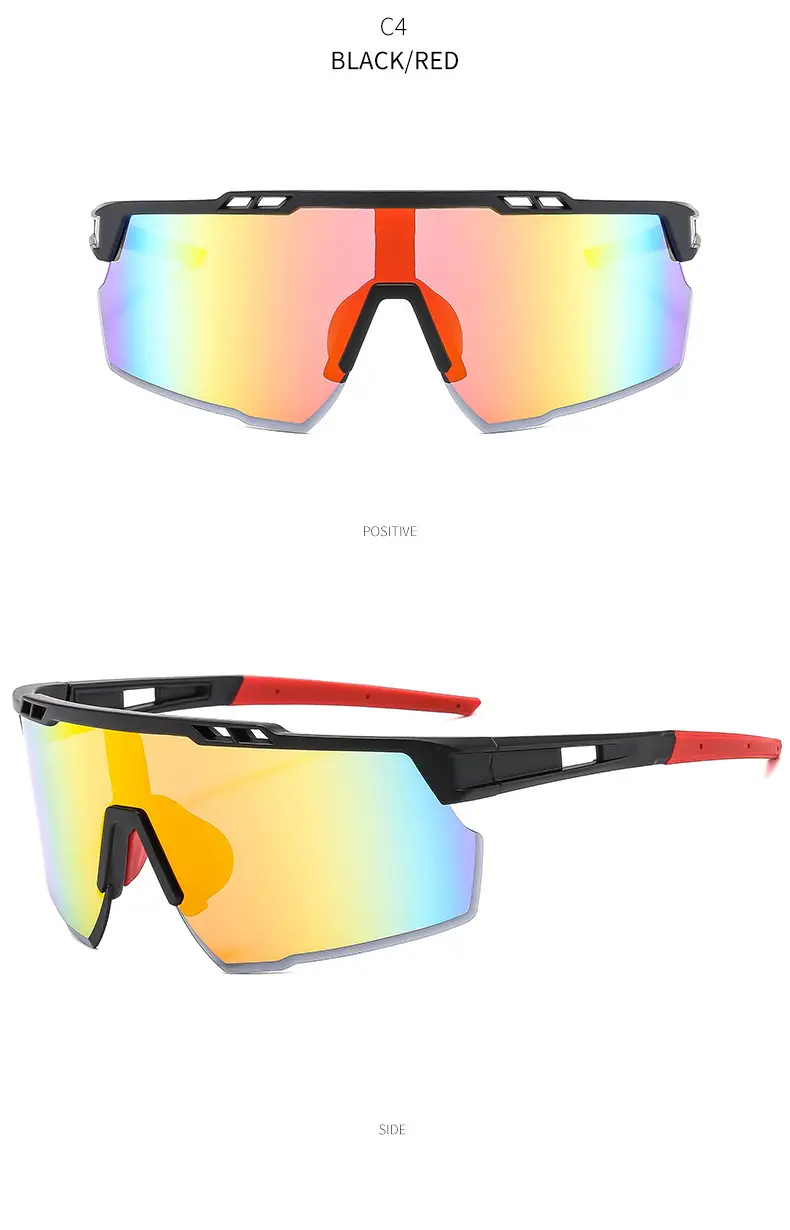 Outdoor Windproof Sunglasses for Cycling Running Square Round Faces — feature 12