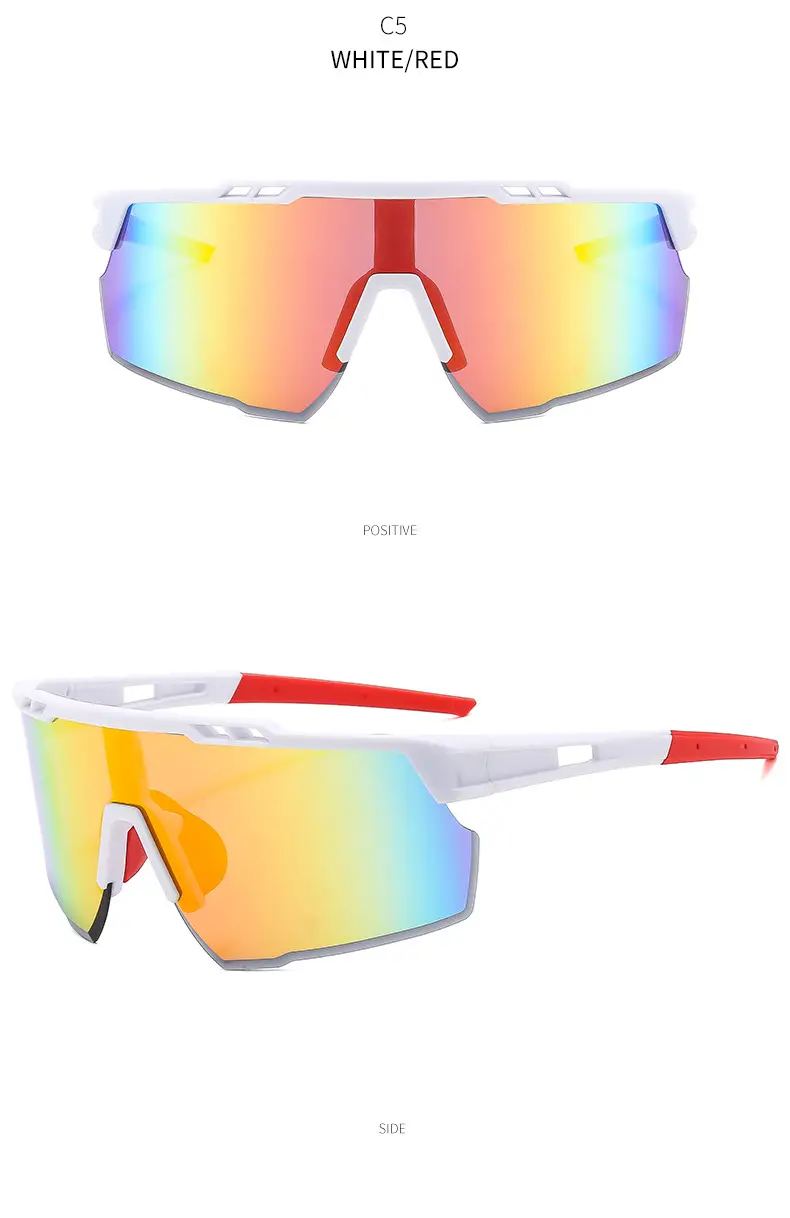 Outdoor Windproof Sunglasses for Cycling Running Square Round Faces — feature 13