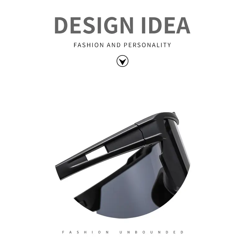 Outdoor Windproof Sunglasses for Cycling Running Square Round Faces — feature 5