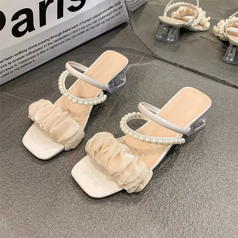 Crystal High Heel Sandals for Women 2025 Summer - Image 4