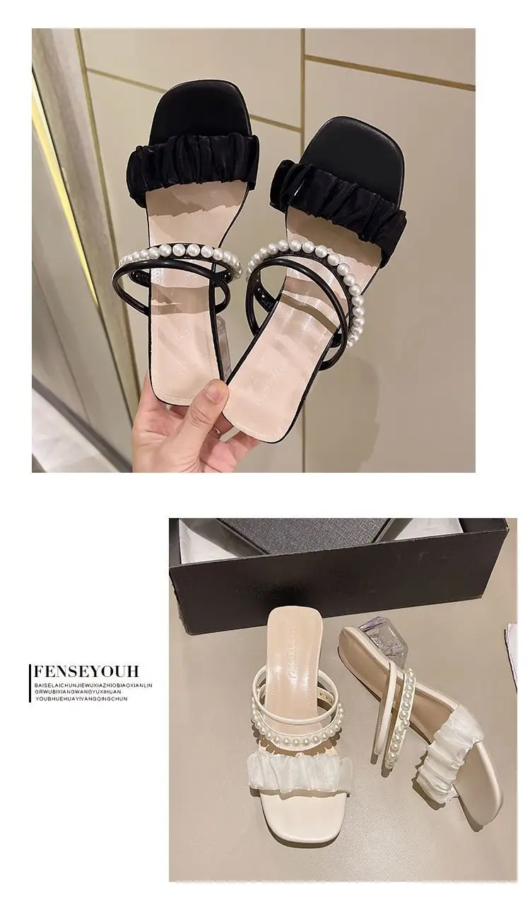 Crystal High Heel Sandals for Women 2025 Summer — feature 12