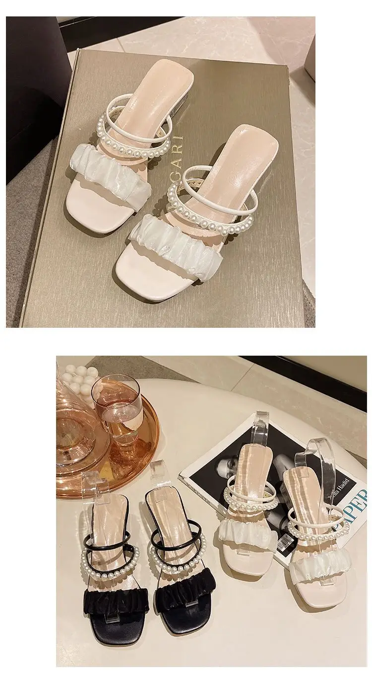 Crystal High Heel Sandals for Women 2025 Summer — feature 14