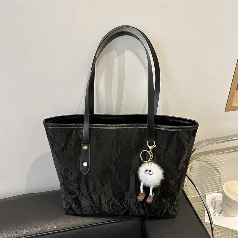 New Large Capacity Grey Tote Bag for Women - Image 9