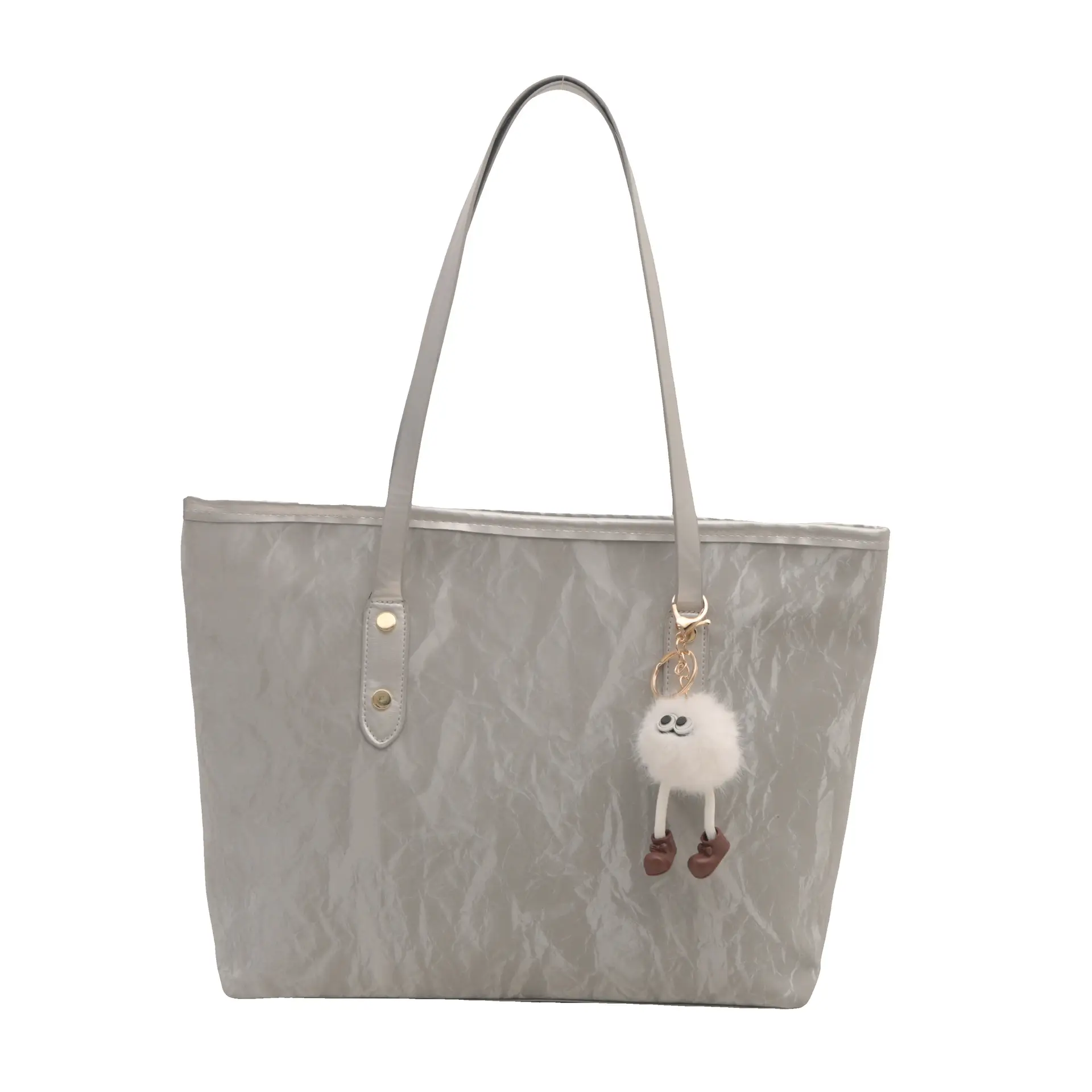 New Large Capacity Grey Tote Bag for Women - Image 13