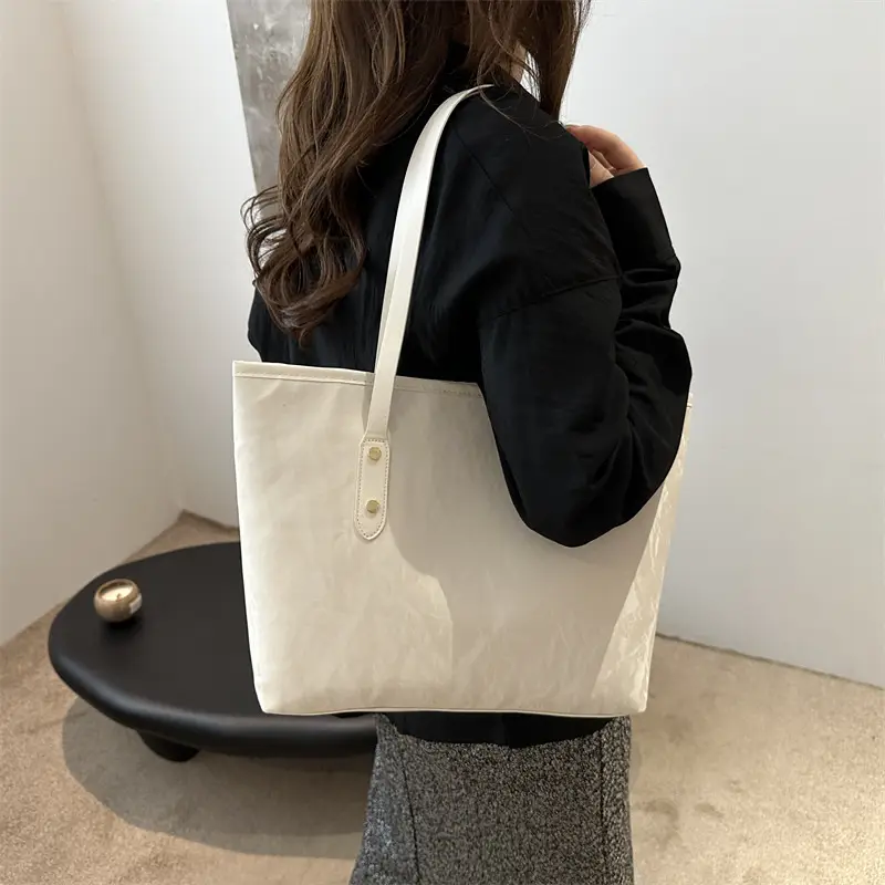 New Large Capacity Grey Tote Bag for Women - Image 3